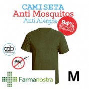 Camiseta antimosquitos stingbye camiseta manga corta  | talla m | color kaki